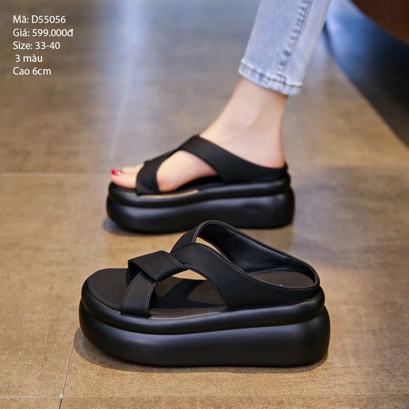 Dép xinh đế cao - D55056