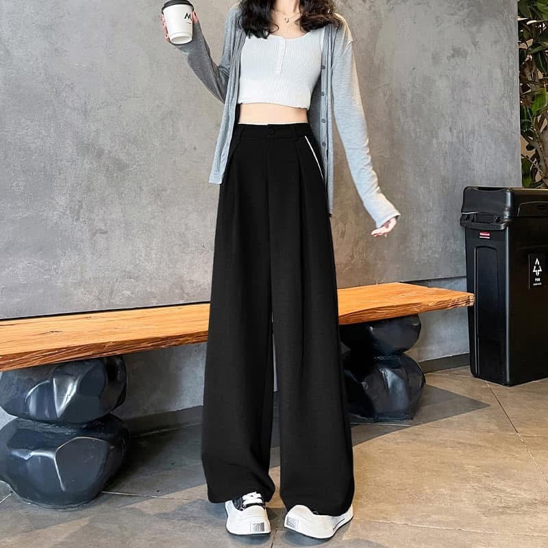 Quần dài ống rộng hai túi chéo - AQ503071