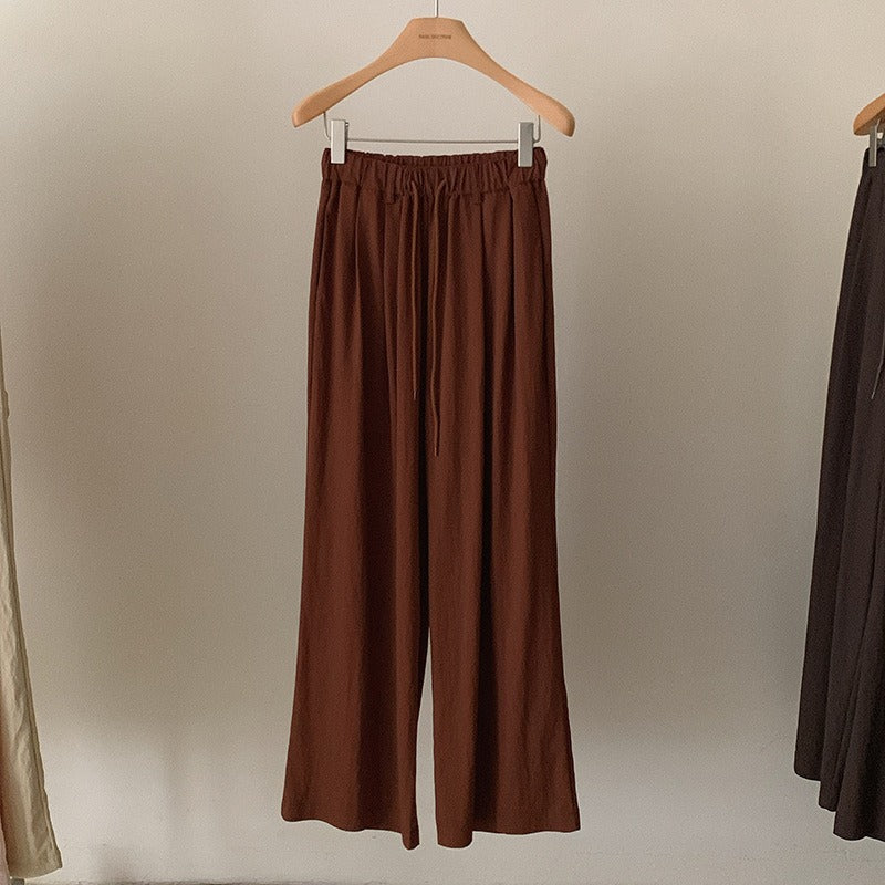 Quần baggy ống rộng có dây rút - AQ309171