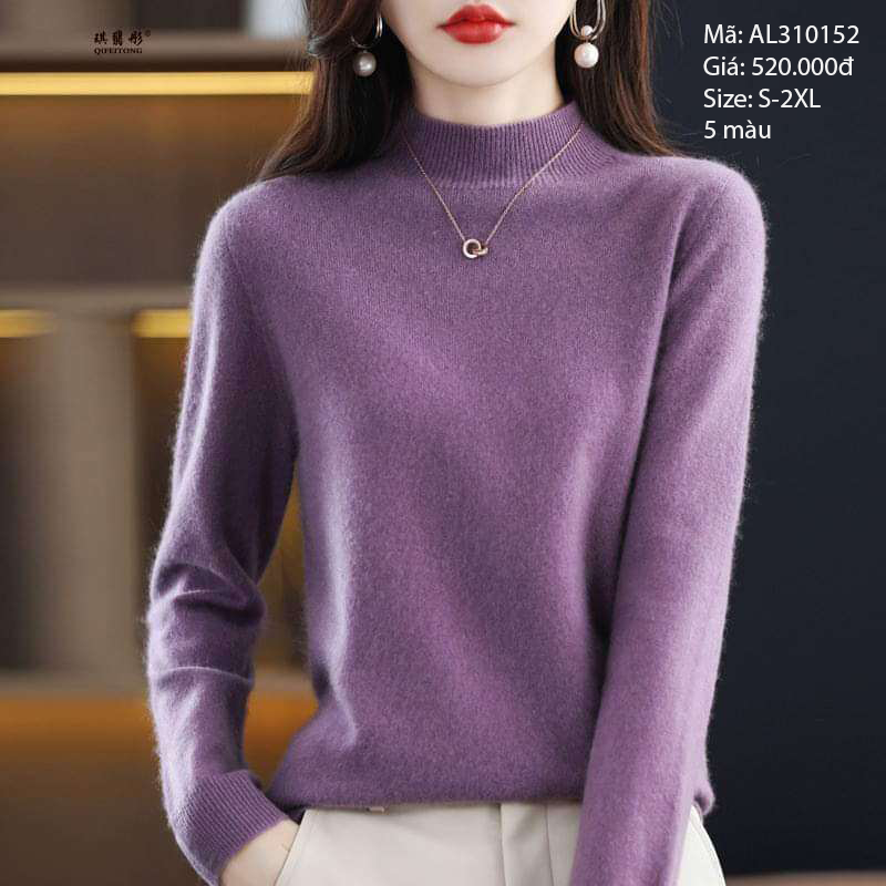 Áo len dài tay cổ tròn - AL310152