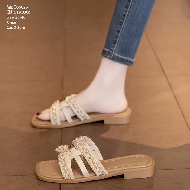 Dép xinh đế bệt - D56026