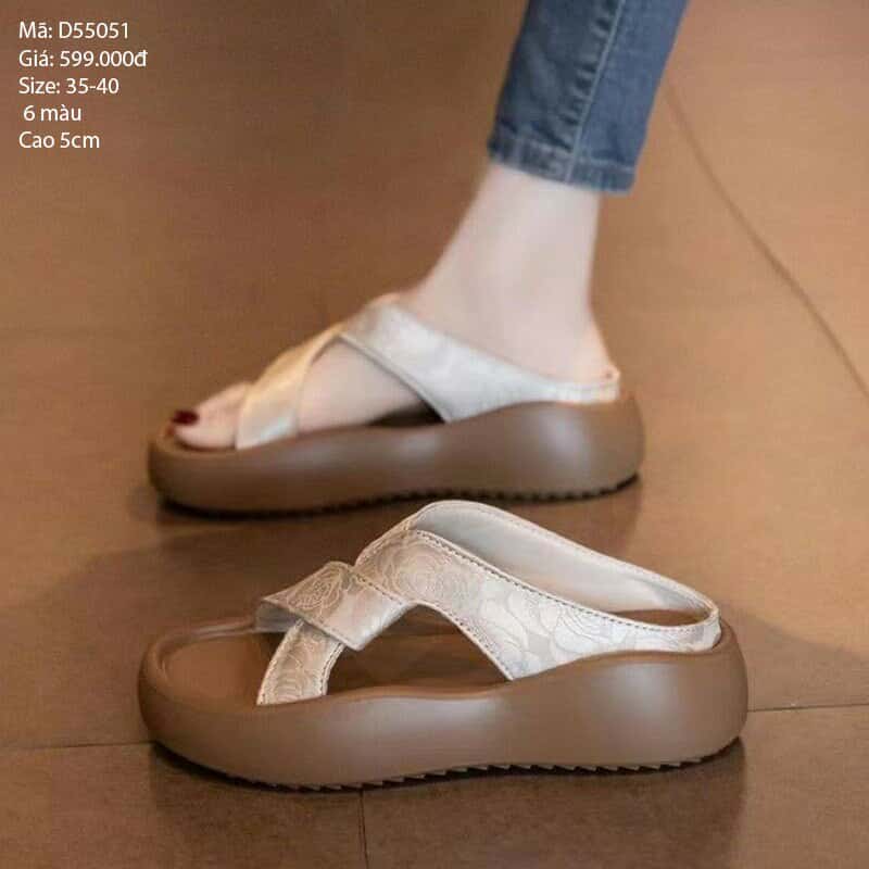 Dép xinh đế cao - D55051